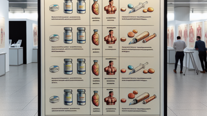 otros esteroides orales: comparativa directa