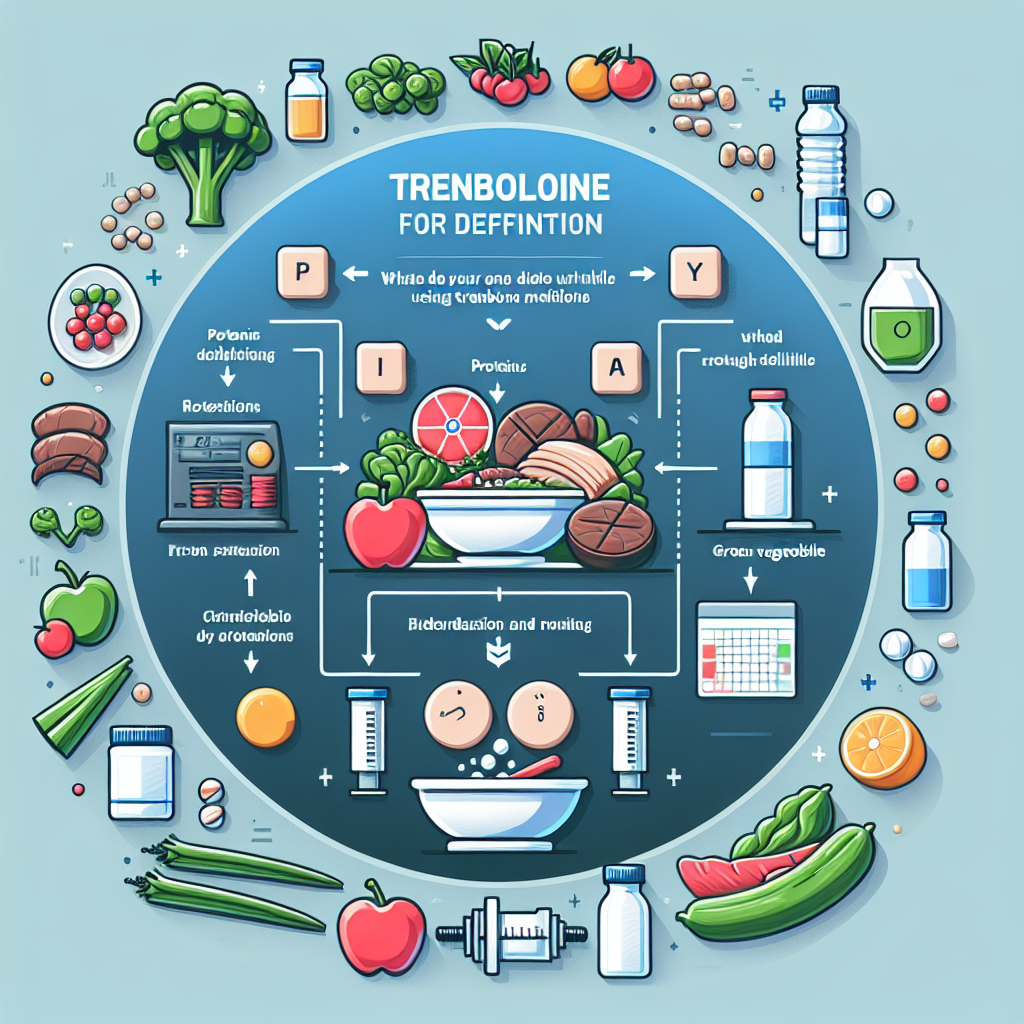 Cómo ajustar la dieta con Trenbolone para definición