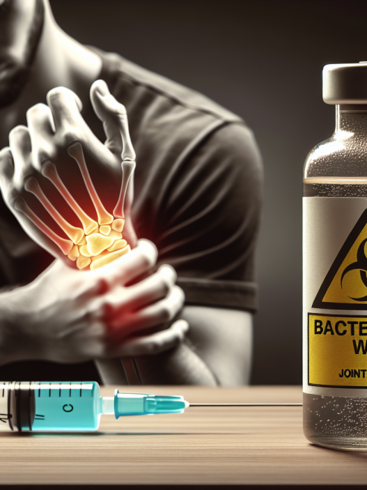 ¿Agua bacteriostática para inyección causa sensibilidad en las articulaciones?