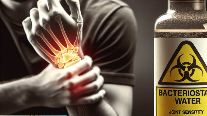 ¿Agua bacteriostática para inyección causa sensibilidad en las articulaciones?