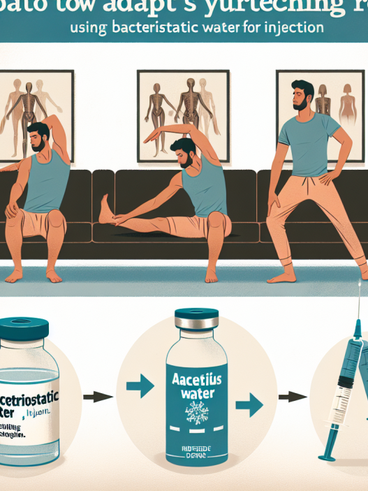 Cómo adaptar tu rutina de estiramientos con Agua bacteriostática para inyección