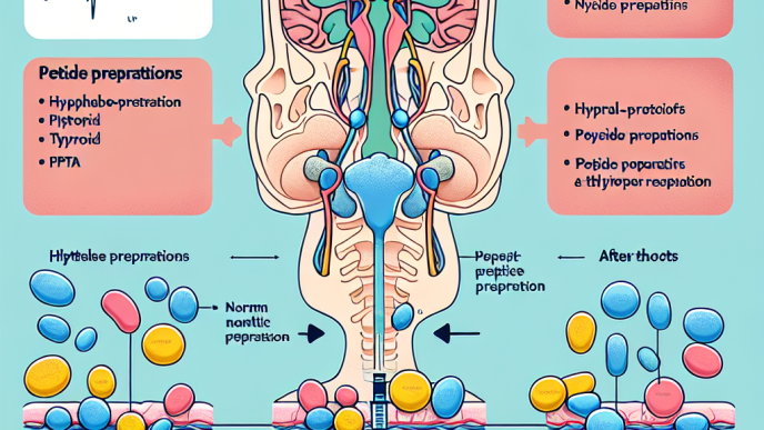 Cómo afecta Preparados de péptidos al eje HPTA