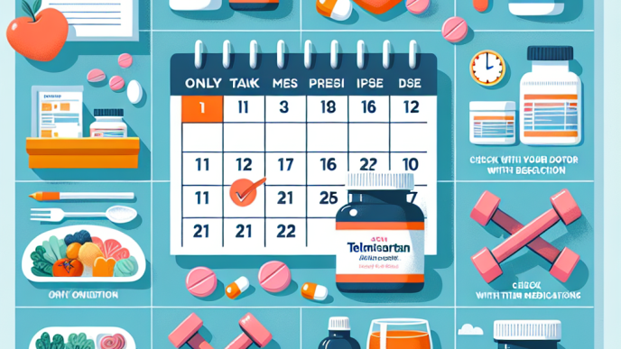 Consejos para la primera semana con Telmisartan