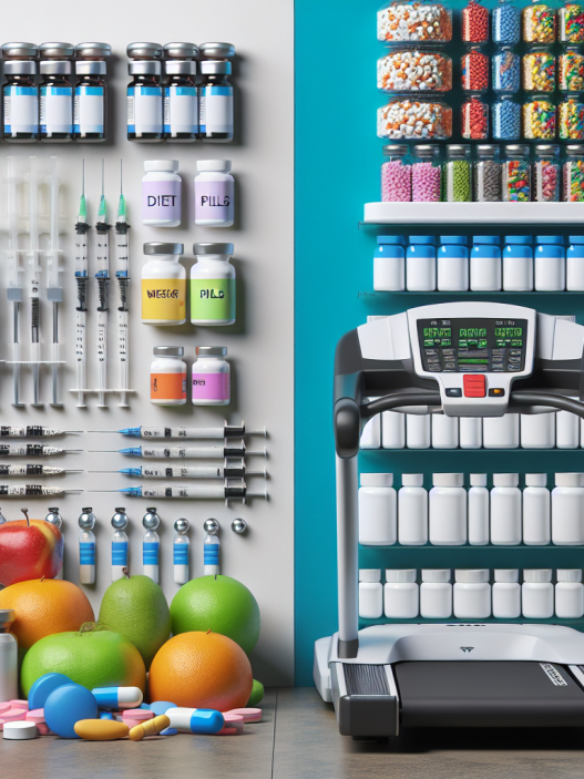 Inyecciones y pastillas para adelgazar y resistencia en pruebas de esfuerzo