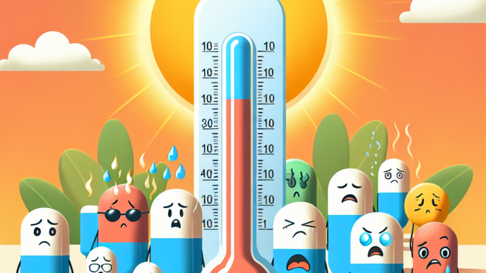 ¿Puede Medicamentos de resistencia causar baja tolerancia al calor?
