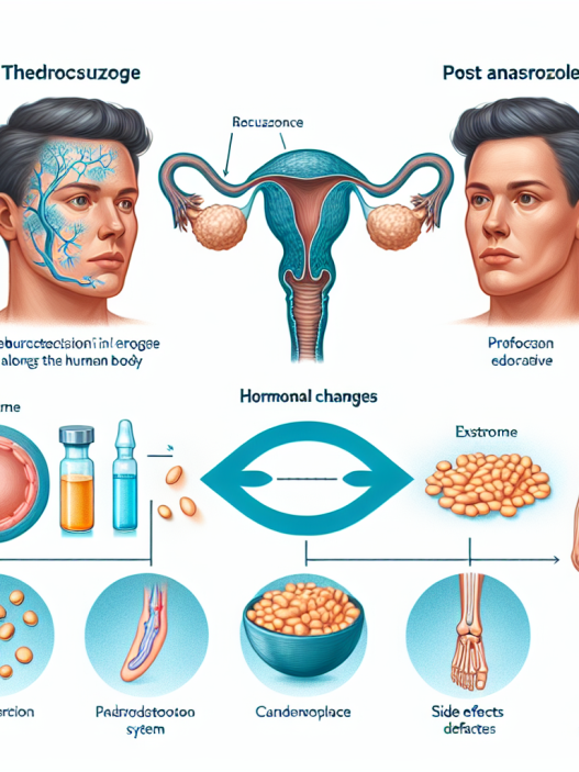 Qué cambios hormonales provoca Anastrozol