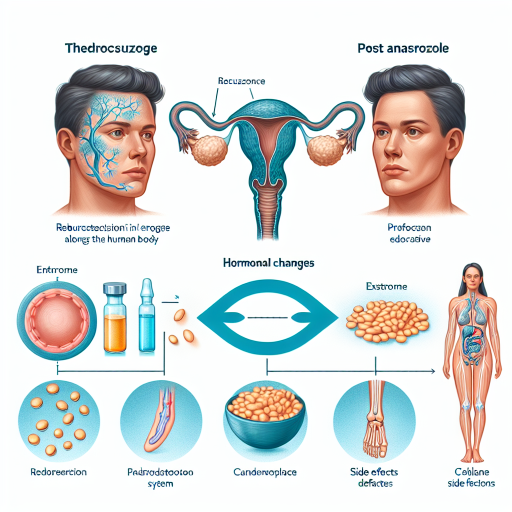 Qué cambios hormonales provoca Anastrozol