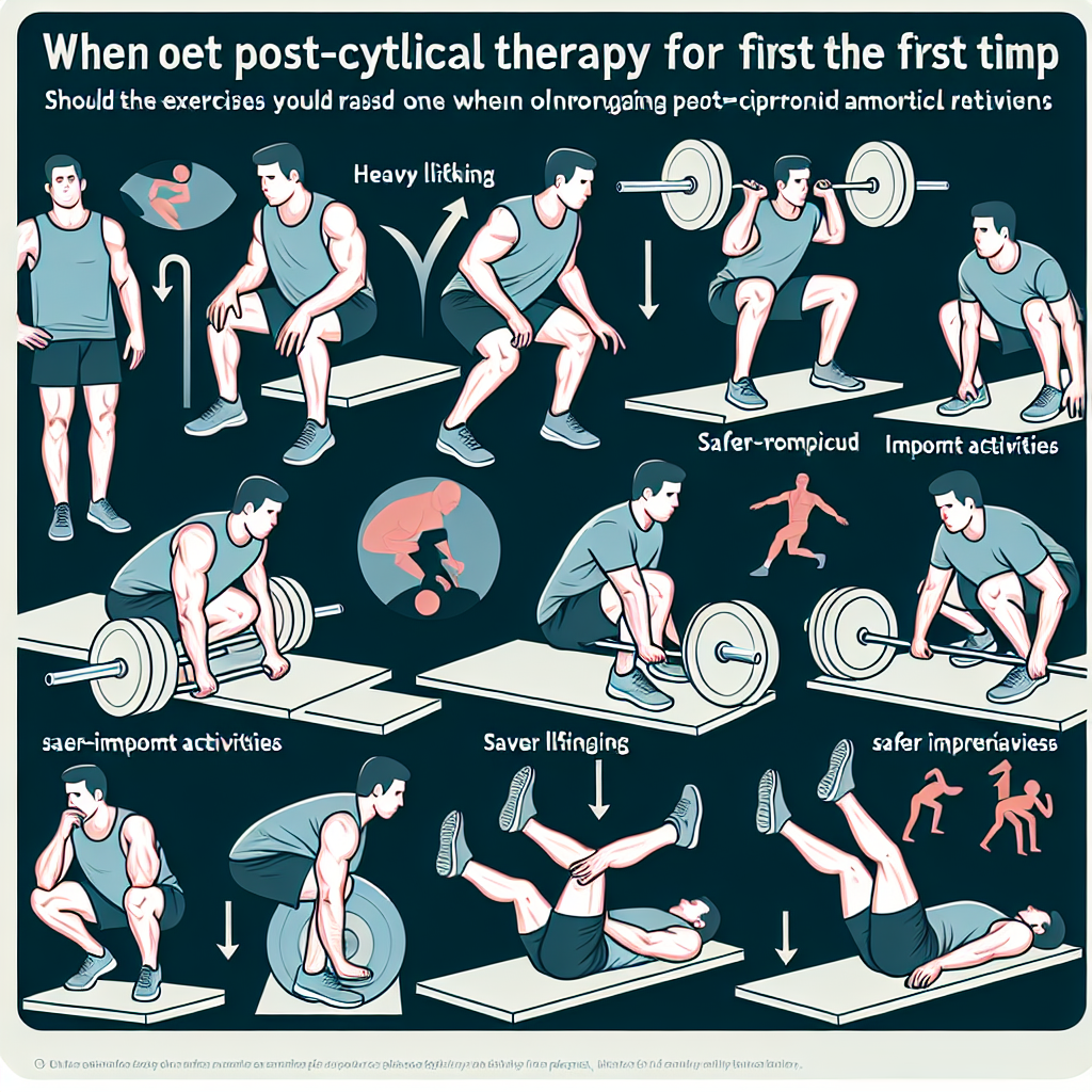 Qué ejercicios evitar si usas Terapia post-cíclica por primera vez
