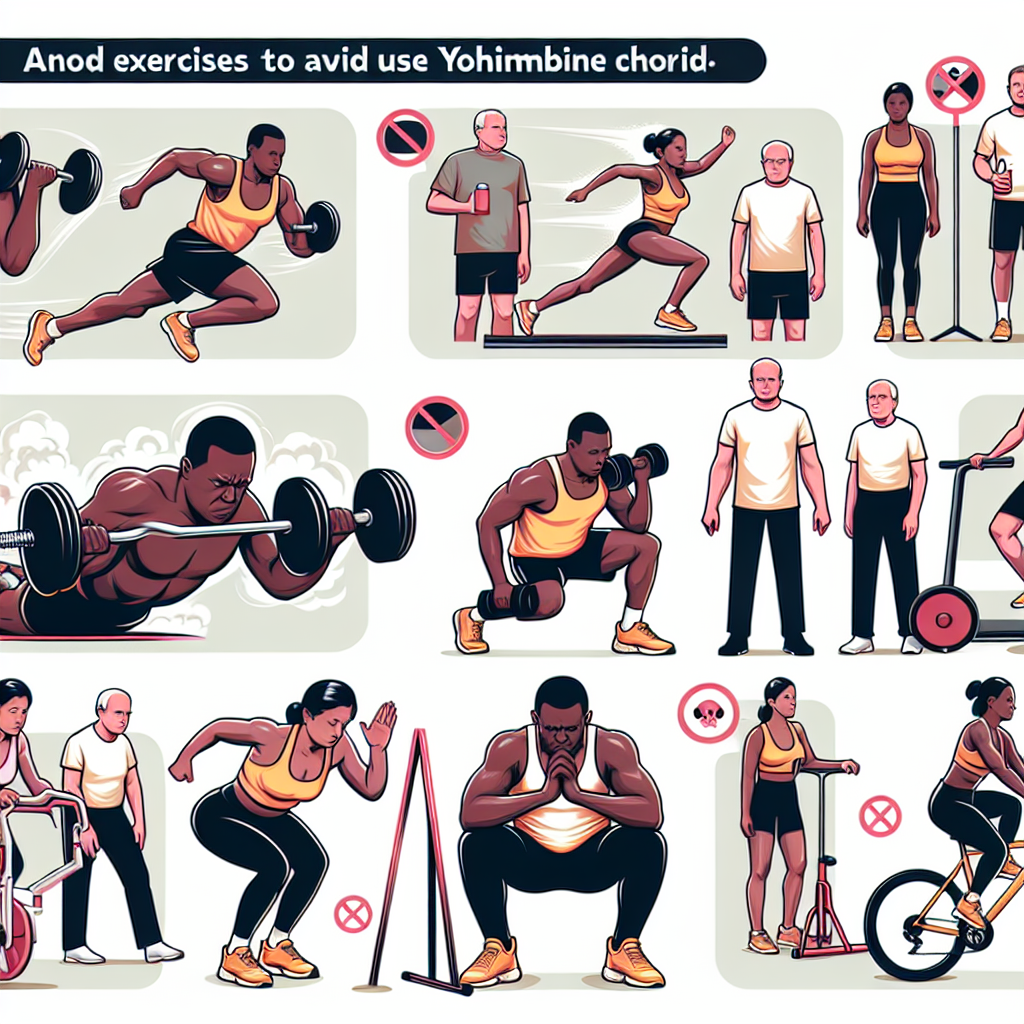 Qué ejercicios evitar si usas Yohimbine chlorine por primera vez