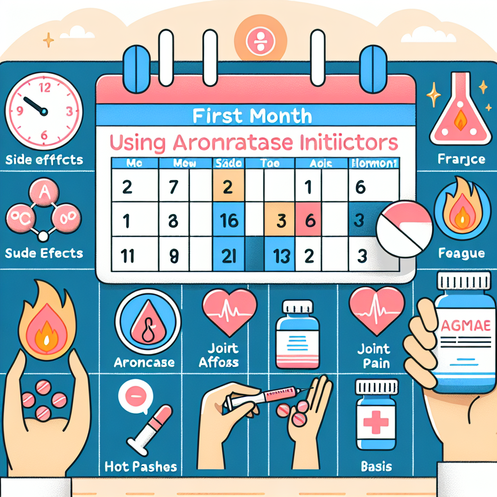 Qué esperar en el primer mes de uso de Bloqueadores de la aromatasa