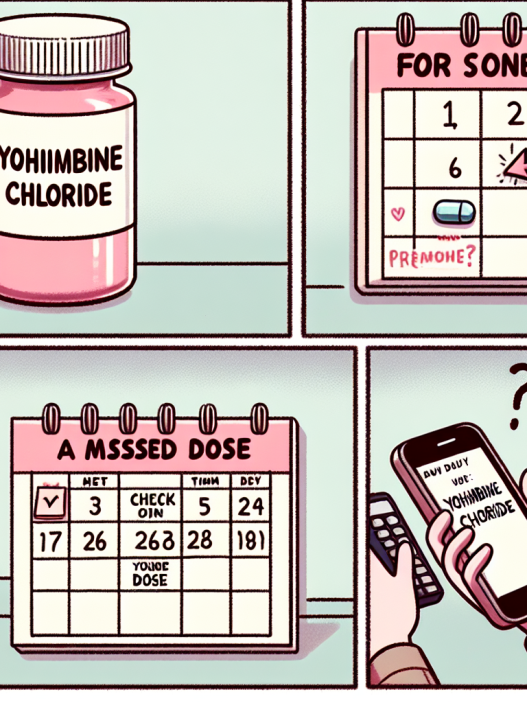Qué hacer si se olvida una dosis de Yohimbine chlorine