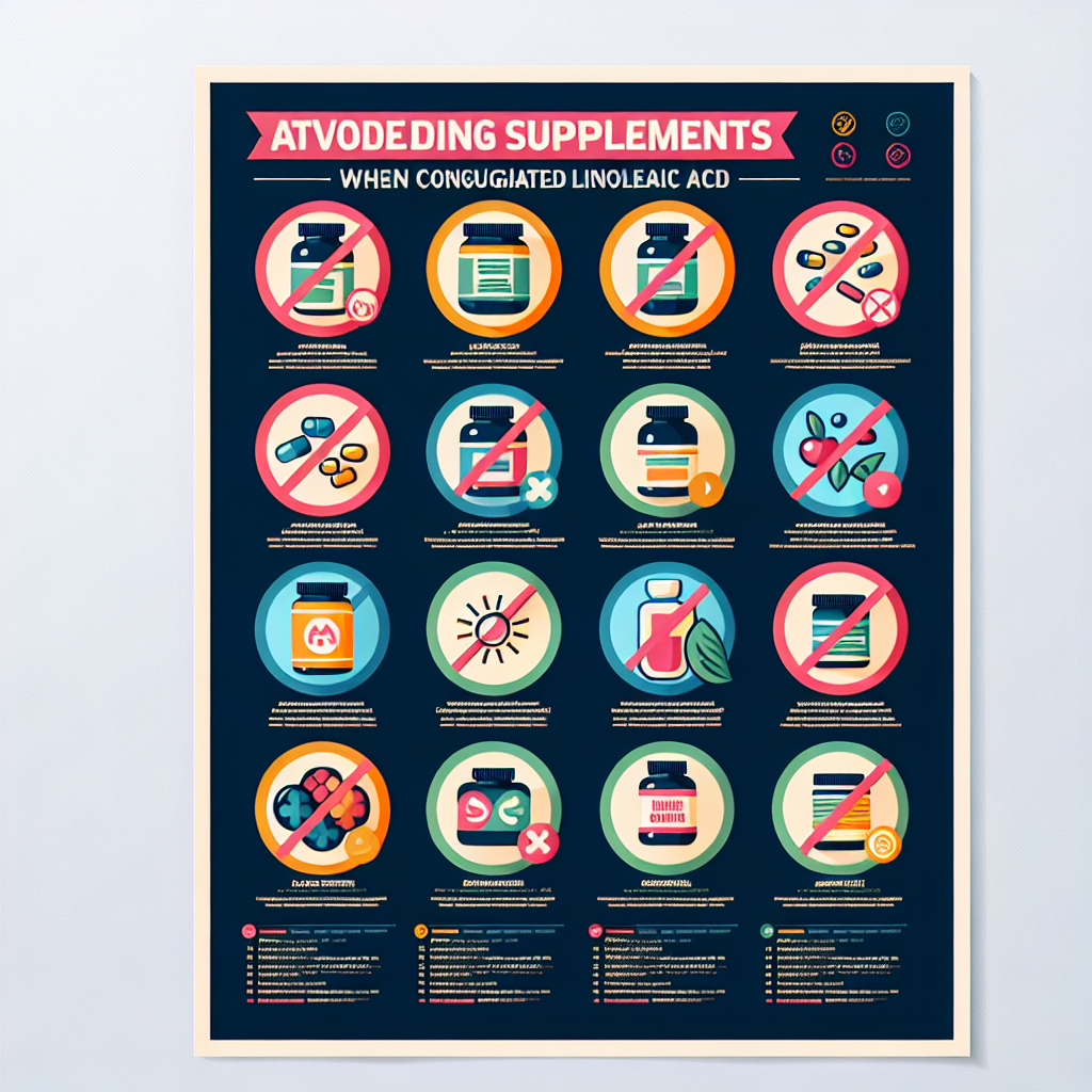 Qué suplementos debes evitar al tomar CLA