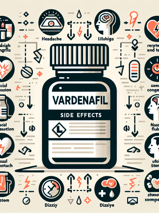 Efectos secundarios comunes del uso de Vardenafil (Levitra Generic)