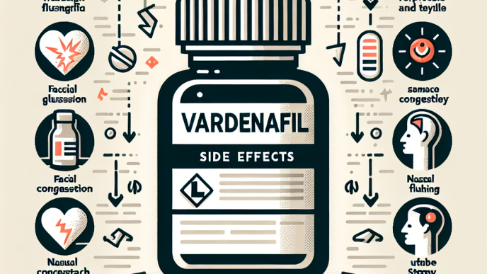 Efectos secundarios comunes del uso de Vardenafil (Levitra Generic)