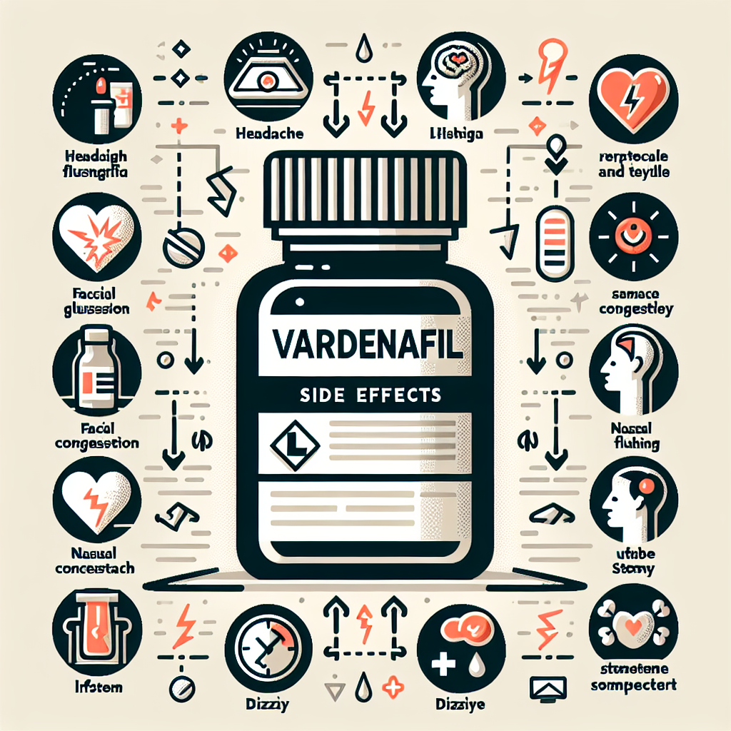 Efectos secundarios comunes del uso de Vardenafil (Levitra Generic)