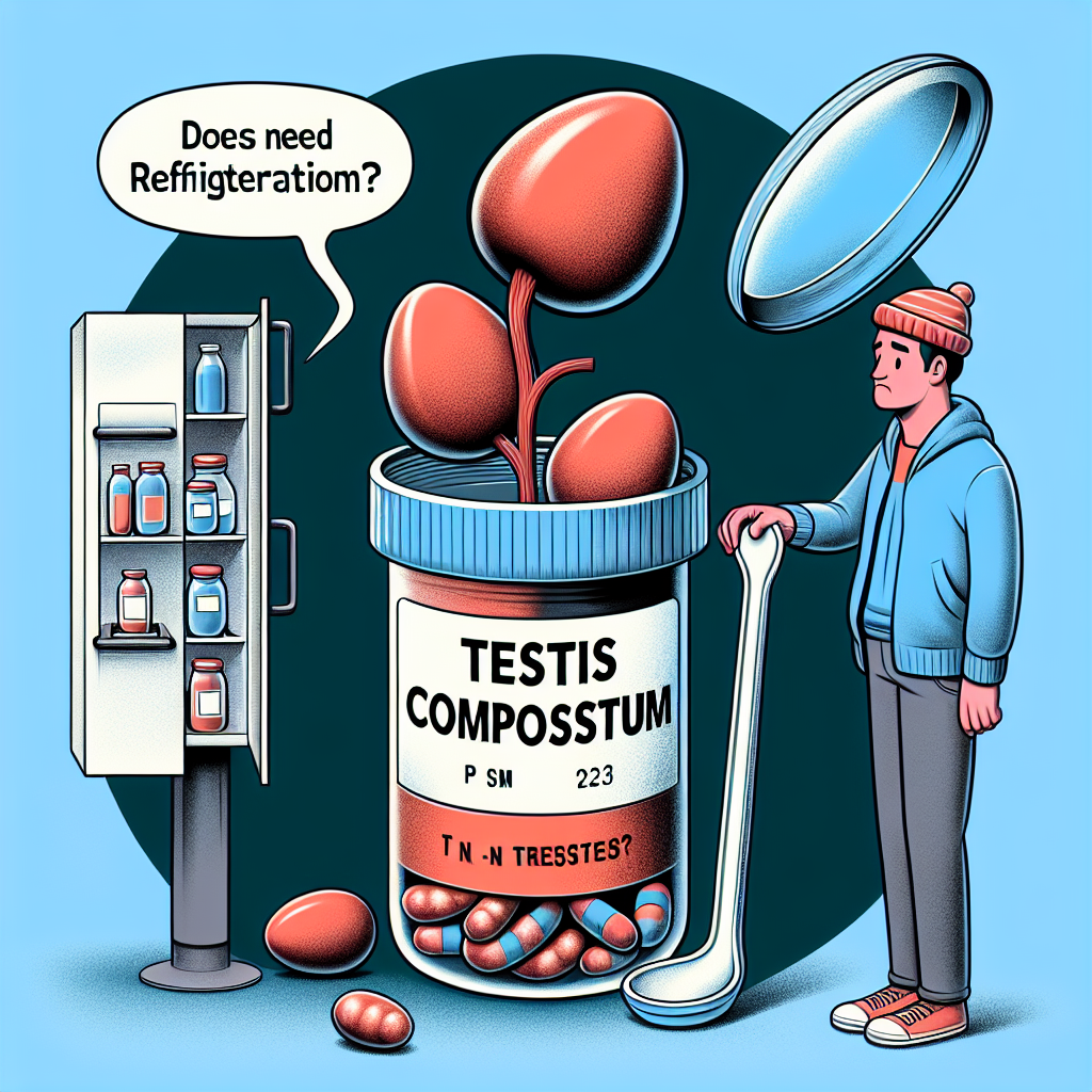 ¿Es necesario refrigerar Testis Compositum?