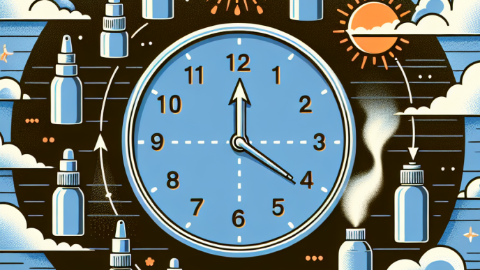 La mejor hora del día para tomar Aerosoles nasales