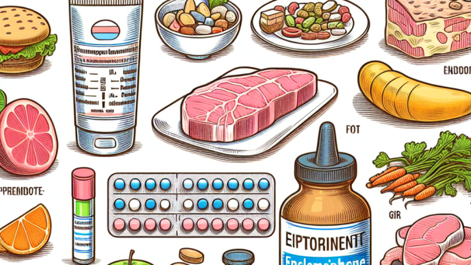 Qué alimentos pueden interferir con la absorción de Enclomiphene citrate