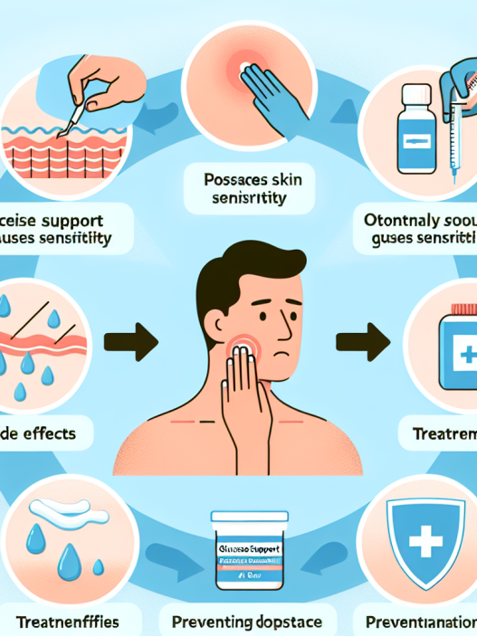 Qué hacer si Apoyo a la glucosa causa sensibilidad en la piel