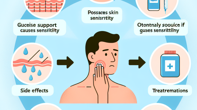 Qué hacer si Apoyo a la glucosa causa sensibilidad en la piel