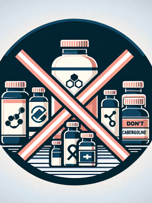 Qué suplementos no deben coincidir con Cabergolina