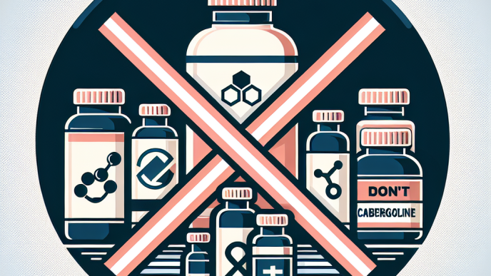 Qué suplementos no deben coincidir con Cabergolina