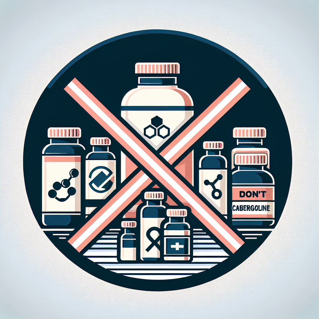 Qué suplementos no deben coincidir con Cabergolina