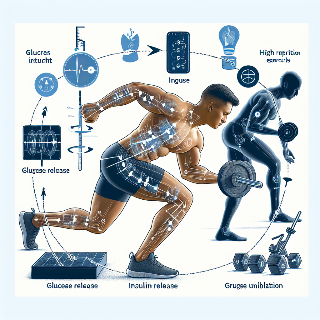 Cómo influye Insulina en ejercicios con repeticiones altas