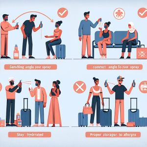 Consejos para viajar mientras usas Aerosoles nasales