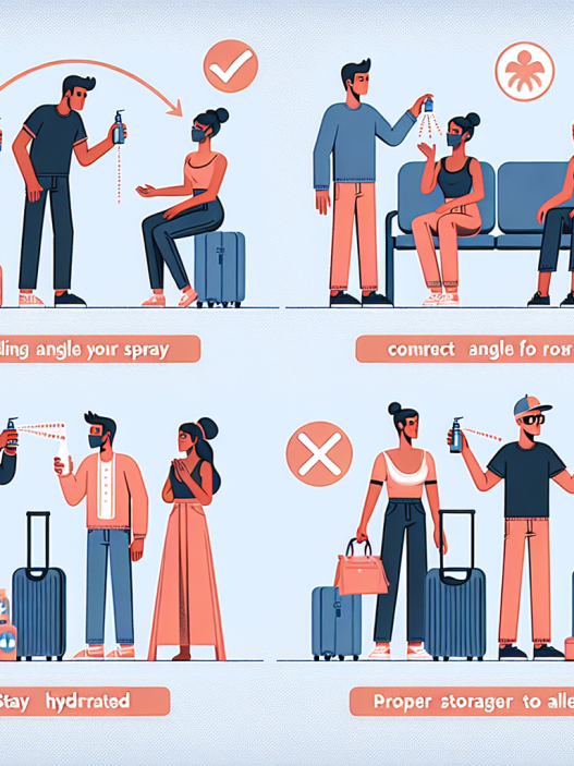 Consejos para viajar mientras usas Aerosoles nasales