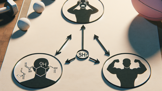 Estrés y equilibrio hormonal y ritmo de crecimiento muscular en principiantes