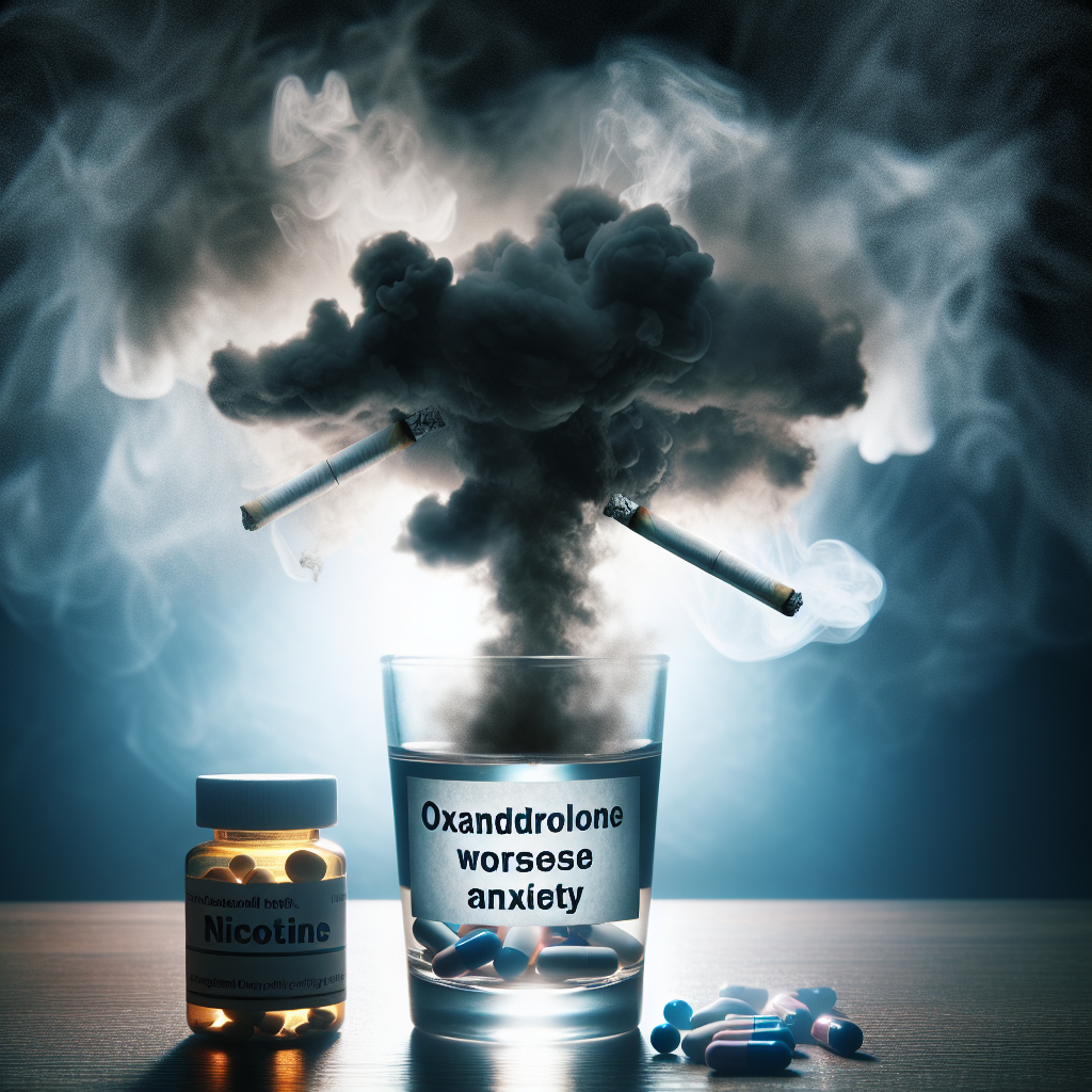 Oxandrolona y nicotina: por qué puede empeorar la ansiedad
