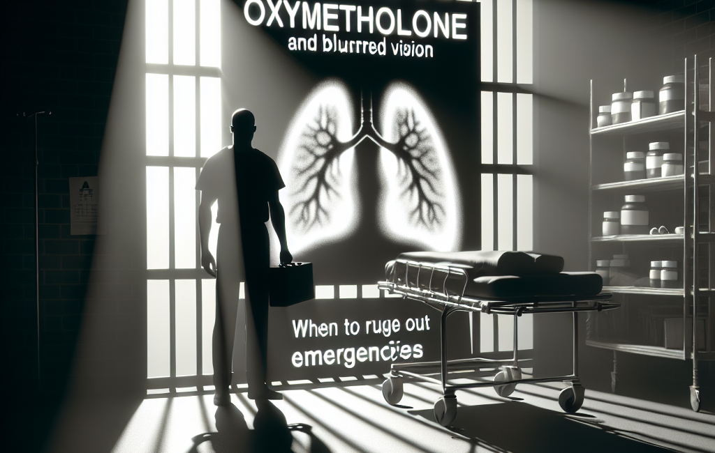 Oximetolona y visión borrosa: cuándo descartar urgencias